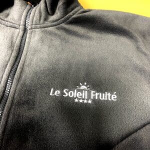 soleil fruité polaire broderie camping