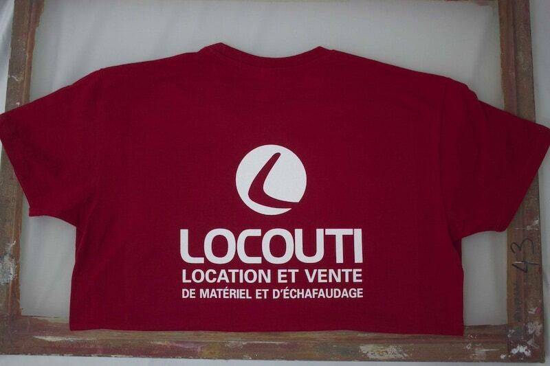 T-shirt, Sérigraphie, Location et vente