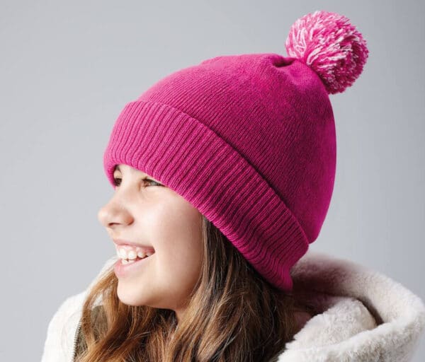 bonnet le classic pompom junior