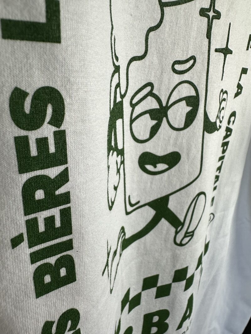 T-shirt, Sérigraphie, Brasserie